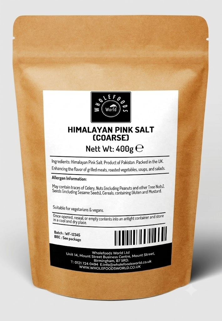 Himalayan pink salt (coarse )400g